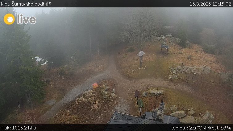 Kleť, Šumavské podhůří - Kleť - 15.3.2026 v 12:15