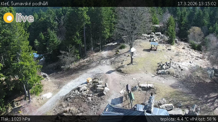 Kleť, Šumavské podhůří - Kleť - 17.3.2026 v 13:15
