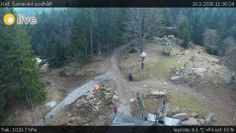 Kleť, Šumavské podhůří - Kleť - 20.3.2026 v 11:30
