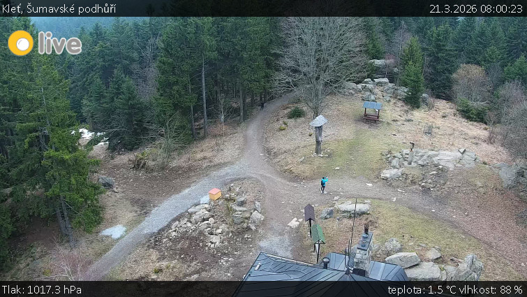 Kleť, Šumavské podhůří - Kleť - 21.3.2026 v 08:00