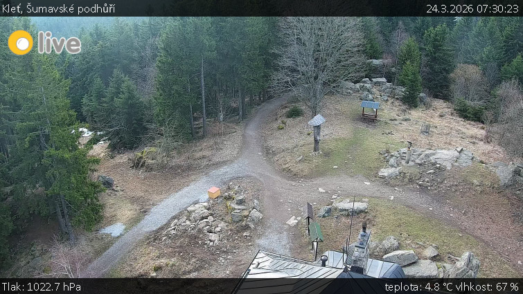 Kleť, Šumavské podhůří - Kleť - 24.3.2026 v 07:30