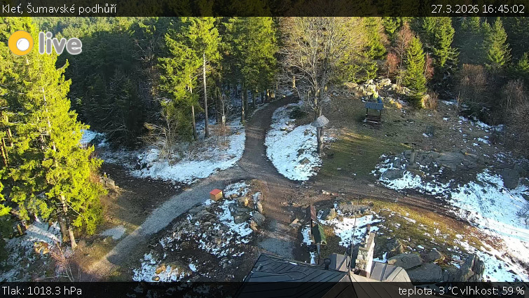Kleť, Šumavské podhůří - Kleť - 27.3.2026 v 16:45