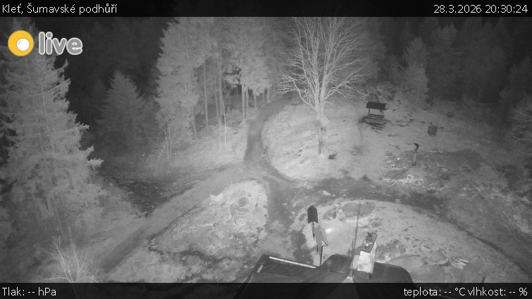 Kleť, Šumavské podhůří - Kleť - 28.3.2026 v 20:30
