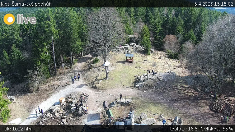 Kleť, Šumavské podhůří - Kleť - 5.4.2026 v 15:15