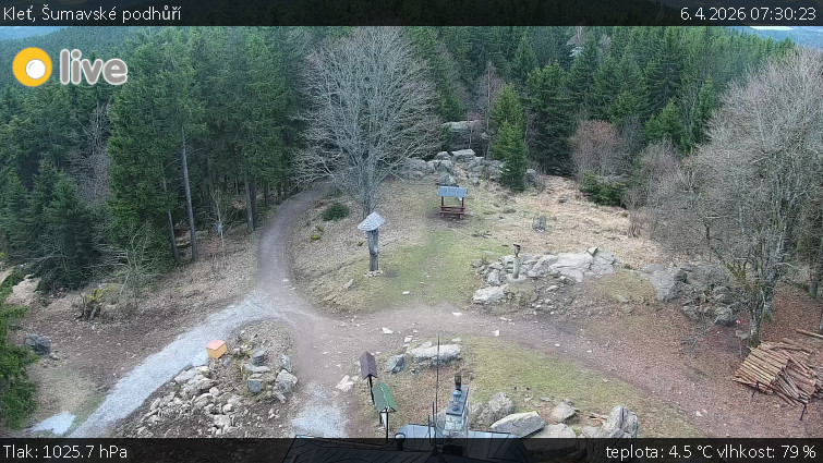 Kleť, Šumavské podhůří - Kleť - 6.4.2026 v 07:30