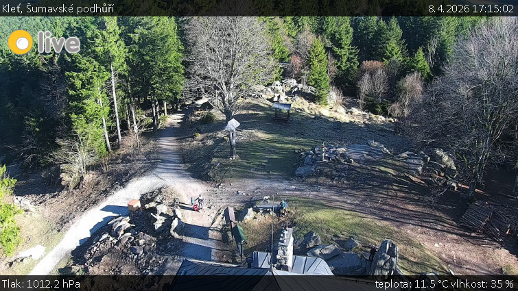 Kleť, Šumavské podhůří - Kleť - 8.4.2026 v 17:15