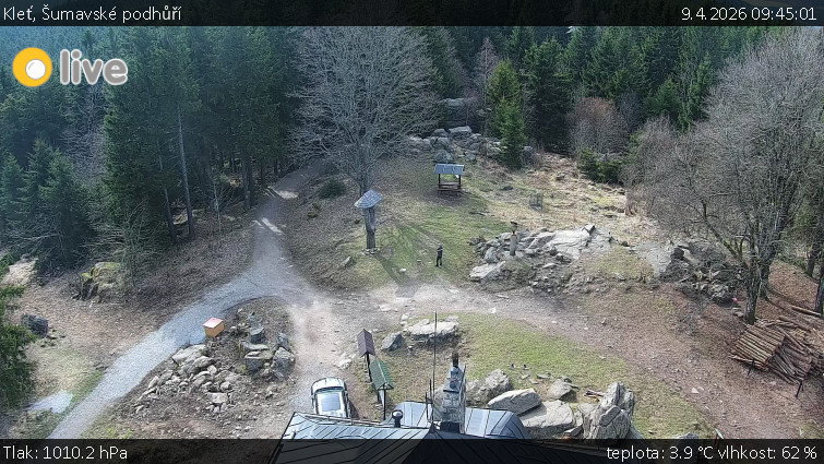 Kleť, Šumavské podhůří - Kleť - 9.4.2026 v 09:45