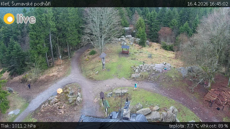 Kleť, Šumavské podhůří - Kleť - 16.4.2026 v 16:45