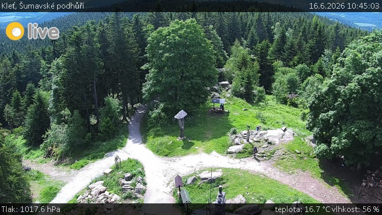 Kleť, Šumavské podhůří - Kleť - 16.6.2026 v 10:45