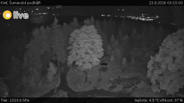 Kleť, Przedpole Szumawy - Klett - 23.9.2026 v 03:15