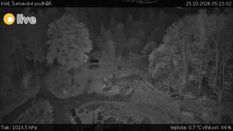 Kleť, Šumavské podhůří - Kleť - 25.10.2026 v 05:15