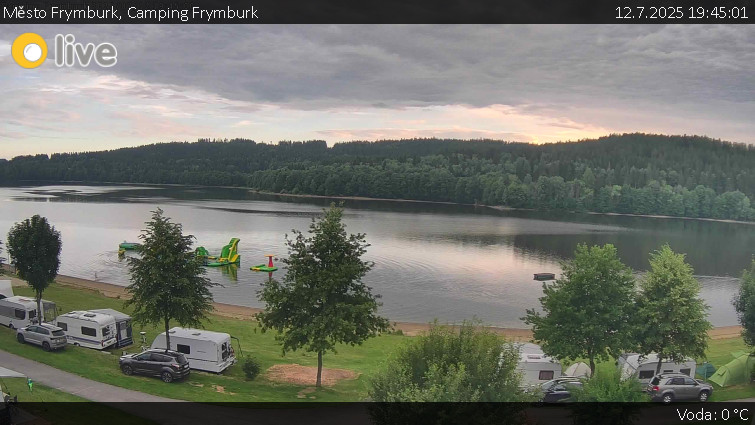 Město Frymburk - Camping Frymburk - 12.7.2025 v 19:45 Město Frymburk - Camping Frymburk - 12.7.2025 v 19:45