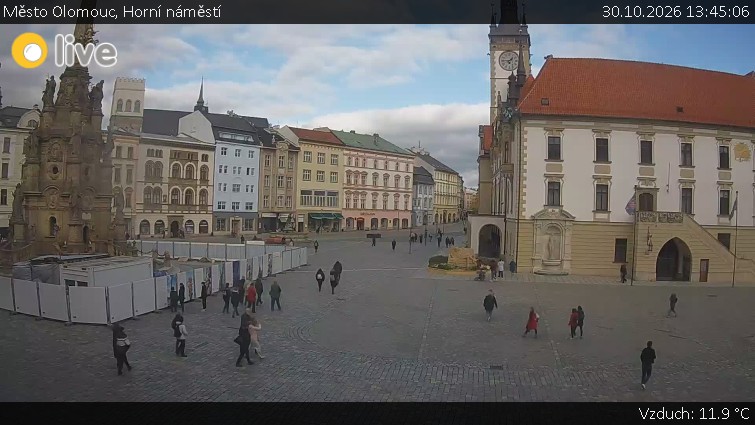City of Olomouc - Upper Square - 30.10.2026 v 13:45