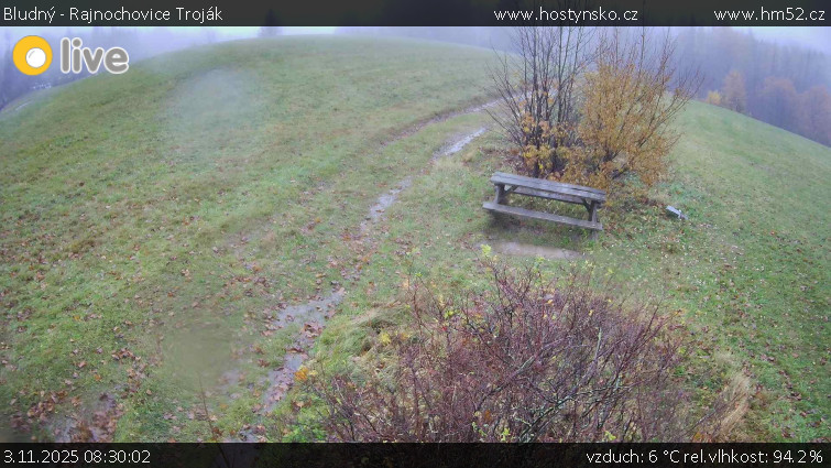 Bludný - Rajnochovice Troják - Bludný - Rajnochovice Troják  - 3.11.2025 v 08:30