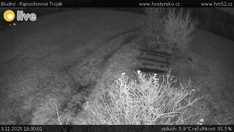 Bludný - Rajnochovice Troják - Bludný - Rajnochovice Troják  - 3.11.2025 v 19:30