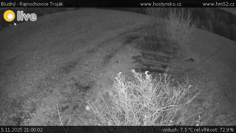 Bludný - Rajnochovice Troják - Bludný - Rajnochovice Troják  - 5.11.2025 v 21:00