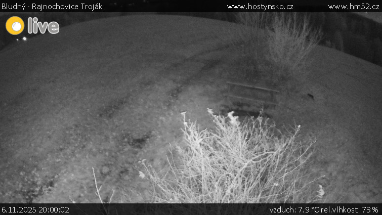 Bludný - Rajnochovice Troják - Bludný - Rajnochovice Troják  - 6.11.2025 v 20:00