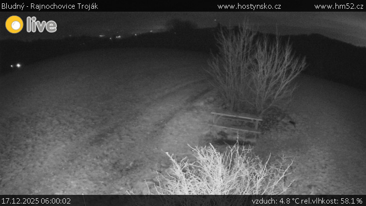 Bludný - Rajnochovice Troják - Bludný - Rajnochovice Troják  - 17.12.2025 v 06:00