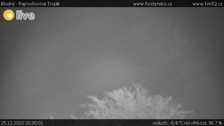 Bludný - Rajnochovice Troják - Bludný - Rajnochovice Troják  - 25.12.2025 v 20:30