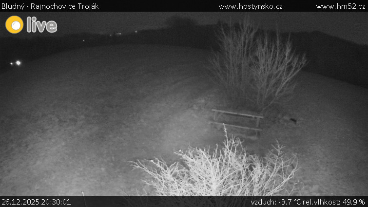 Bludný - Rajnochovice Troják - Bludný - Rajnochovice Troják  - 26.12.2025 v 20:30