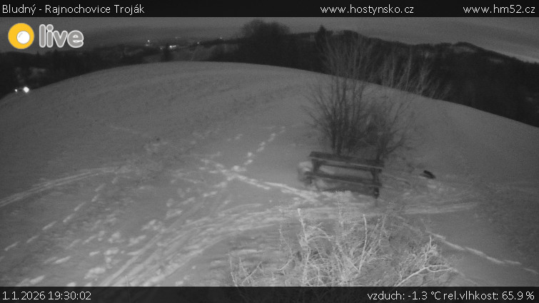 Bludný - Rajnochovice Troják - Bludný - Rajnochovice Troják  - 1.1.2026 v 19:30