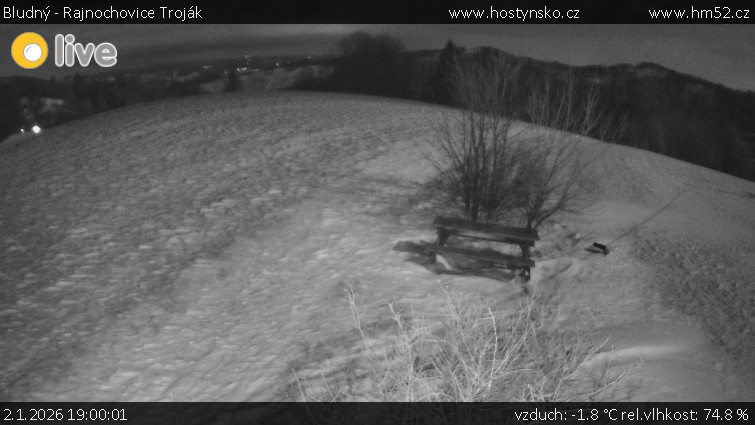 Bludný - Rajnochovice Troják - Bludný - Rajnochovice Troják  - 2.1.2026 v 19:00