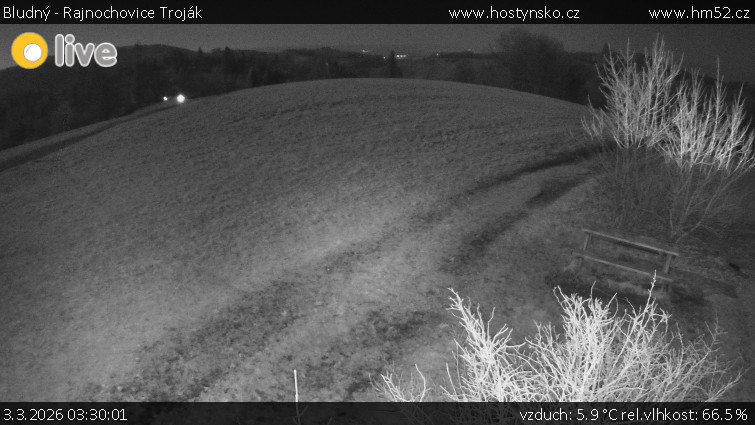 Bludný - Rajnochovice Troják - Bludný - Rajnochovice Troják  - 3.3.2026 v 03:30