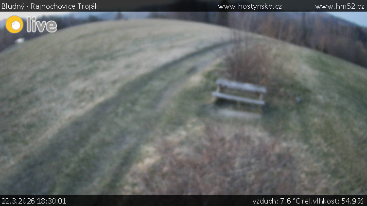 Bludný - Rajnochovice Troják - Bludný - Rajnochovice Troják  - 22.3.2026 v 18:30