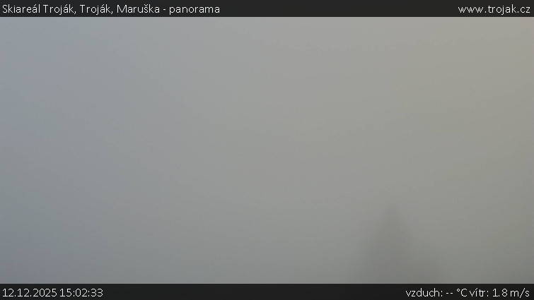 Skiareál Troják - Troják, Maruška - panorama - 12.12.2025 v 15:02