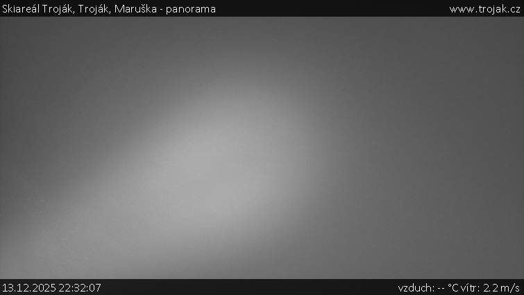 Skiareál Troják - Troják, Maruška - panorama - 13.12.2025 v 22:32