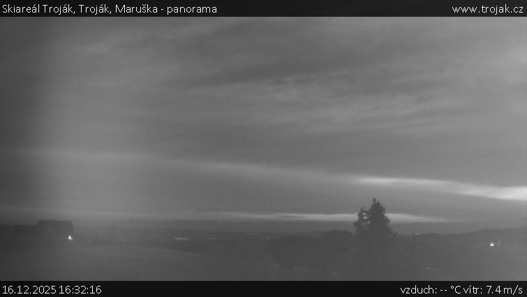 Skiareál Troják - Troják, Maruška - panorama - 16.12.2025 v 16:32