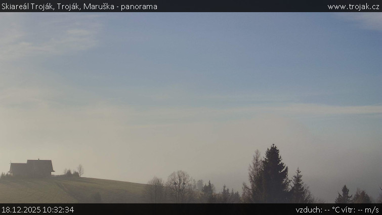 Skiareál Troják - Troják, Maruška - panorama - 18.12.2025 v 10:32