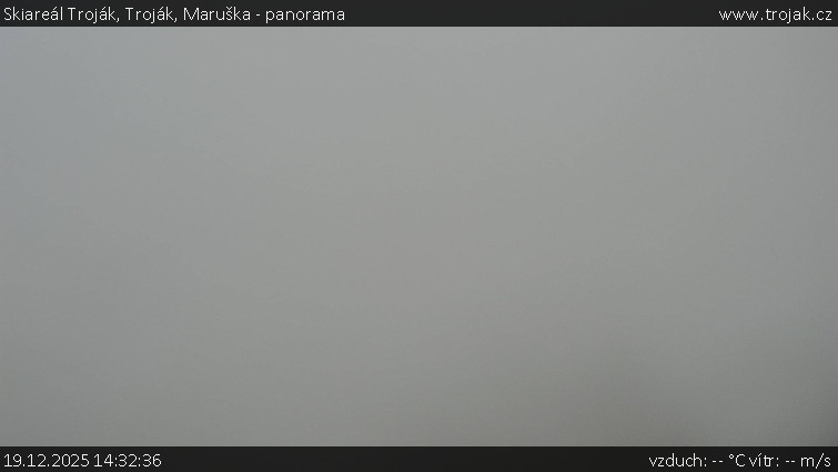 Skiareál Troják - Troják, Maruška - panorama - 19.12.2025 v 14:32
