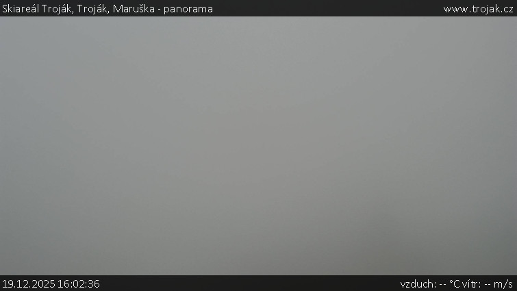 Skiareál Troják - Troják, Maruška - panorama - 19.12.2025 v 16:02