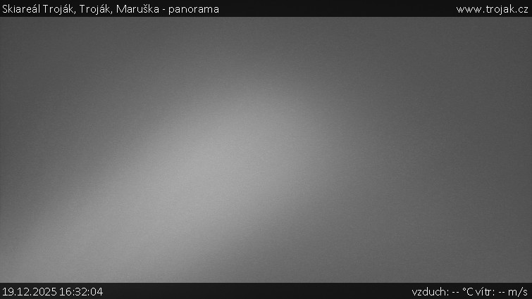 Skiareál Troják - Troják, Maruška - panorama - 19.12.2025 v 16:32