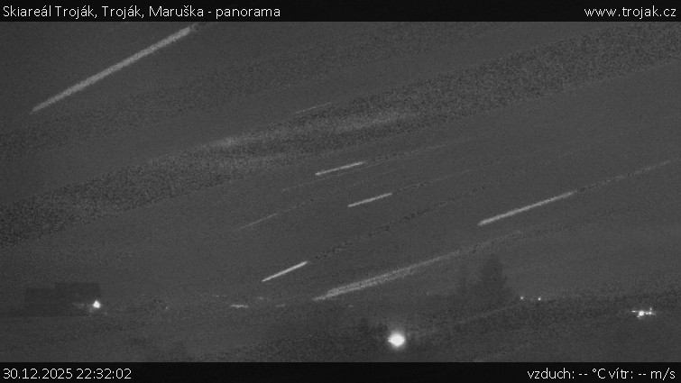Skiareál Troják - Troják, Maruška - panorama - 30.12.2025 v 22:32