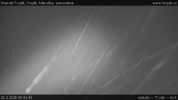 Skiareál Troják - Troják, Maruška - panorama - 31.3.2026 v 03:32