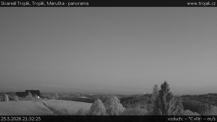 Skiareál Troják - Troják, Maruška - panorama - 25.5.2026 v 21:32