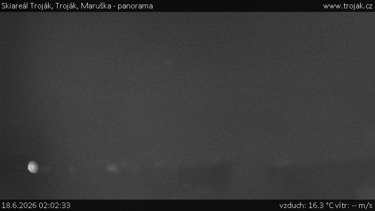 Skiareál Troják - Troják, Maruška - panorama - 18.6.2026 v 02:02