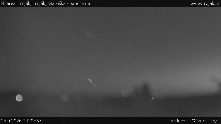 Skiareál Troják - Troják, Maruška - panorama - 15.9.2026 v 20:02
