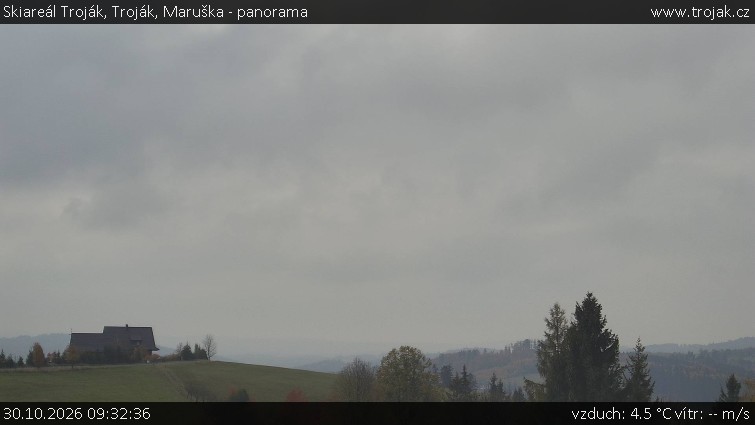 Skiareál Troják - Troják, Maruška - panorama - 30.10.2026 v 09:32