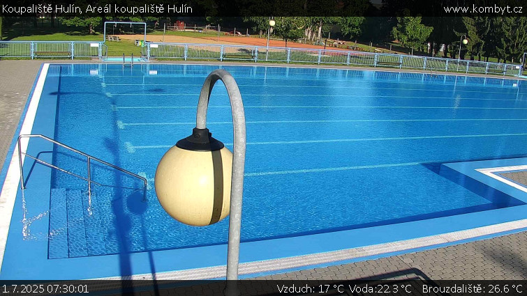 Koupaliště Hulín - Areál koupaliště Hulín - 1.7.2025 v 07:30 Koupaliště Hulín - Areál koupaliště Hulín - 1.7.2025 v 07:30