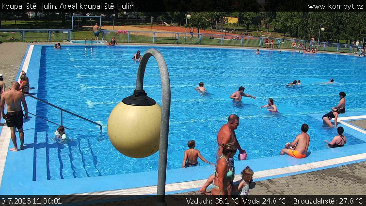 Koupaliště Hulín - Areál koupaliště Hulín - 3.7.2025 v 11:30