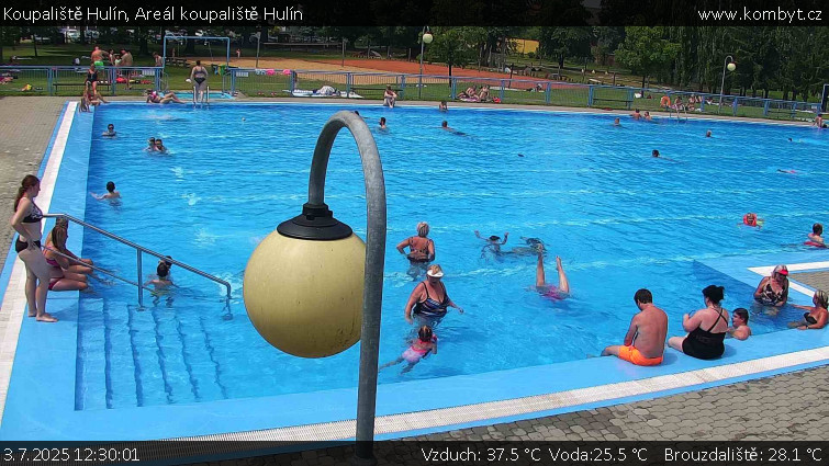 Koupaliště Hulín - Areál koupaliště Hulín - 3.7.2025 v 12:30
