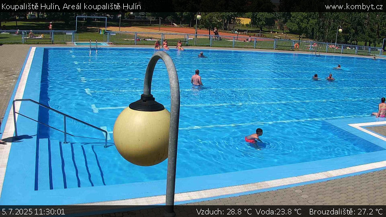 Koupaliště Hulín - Areál koupaliště Hulín - 5.7.2025 v 11:30 Koupaliště Hulín - Areál koupaliště Hulín - 5.7.2025 v 11:30