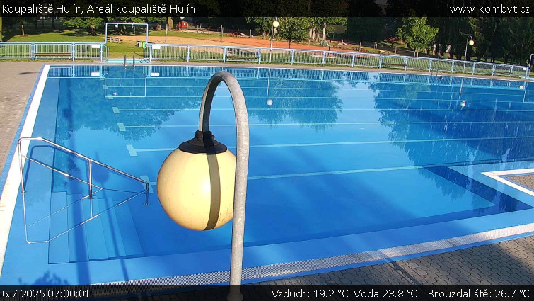 Koupaliště Hulín - Areál koupaliště Hulín - 6.7.2025 v 07:00 Koupaliště Hulín - Areál koupaliště Hulín - 6.7.2025 v 07:00
