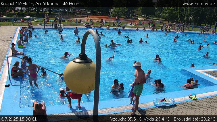 Koupaliště Hulín - Areál koupaliště Hulín - 6.7.2025 v 15:30 Koupaliště Hulín - Areál koupaliště Hulín - 6.7.2025 v 15:30