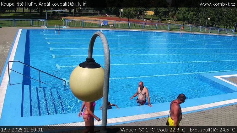 Koupaliště Hulín - Areál koupaliště Hulín - 13.7.2025 v 11:30 Koupaliště Hulín - Areál koupaliště Hulín - 13.7.2025 v 11:30