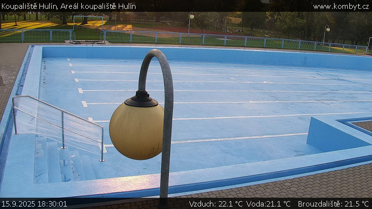 Koupaliště Hulín - Areál koupaliště Hulín - 15.9.2025 v 18:30 Koupaliště Hulín - Areál koupaliště Hulín - 15.9.2025 v 18:30