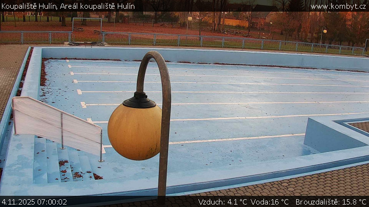 Koupaliště Hulín - Areál koupaliště Hulín - 4.11.2025 v 07:00